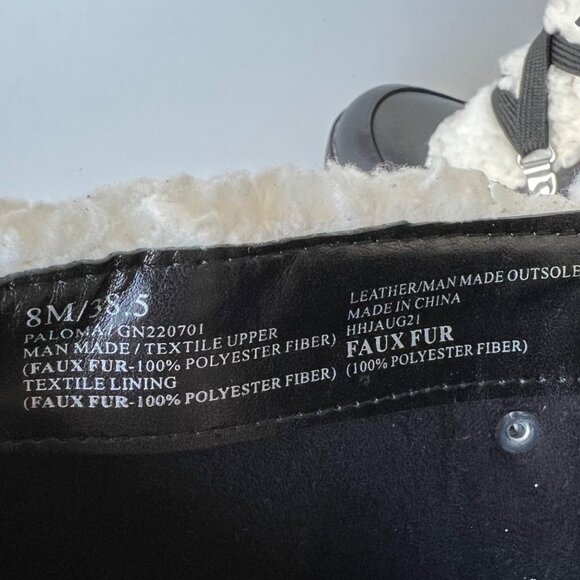 BCBGeneration Paloma Black Ankle Booties chunky heel booties Size 8 - Picture 7 of 8